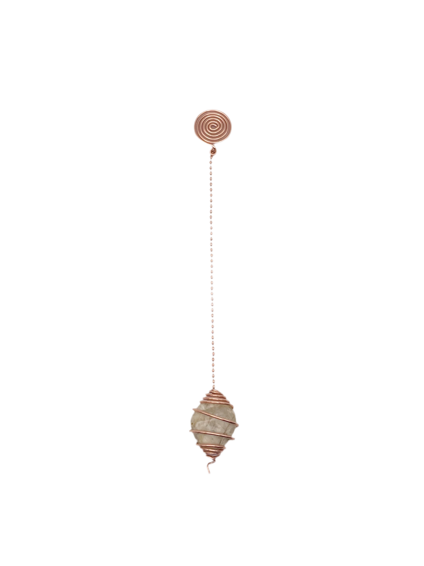 Moonstone Copper Pendulum