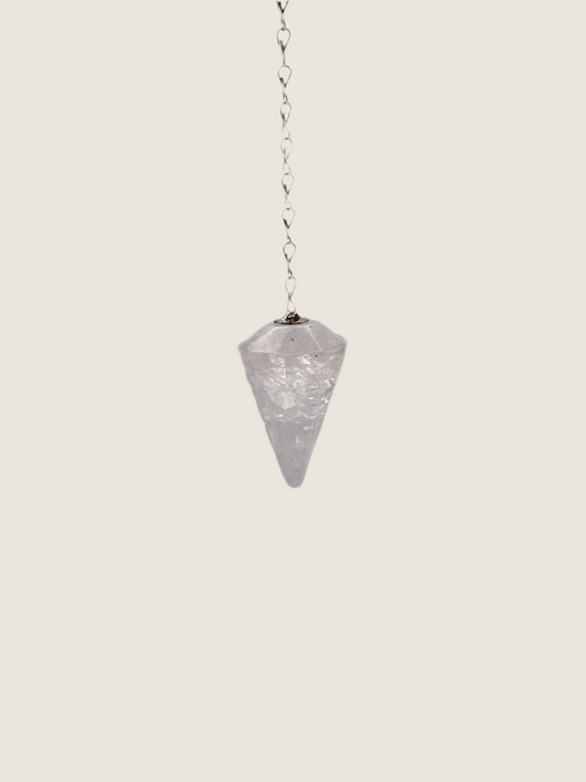 Clear Quartz Pendulum