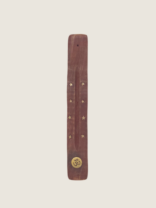 Mango Wood Incense Ski with Aum Sign